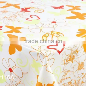 #DP116A Wholesale Cheap Thick Petals Plastic Tablecloth Sizes thumbnail-2