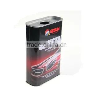 473ml Square Car Wax Tin Metal Box Liquid Product Containers thumbnail-2