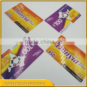 Professional Quality Plastic Pvc Scratch Calling Card With Scratch Panel thumbnail-1
