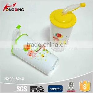 Hot Sale Kids Plastic Cup With Straw thumbnail-4