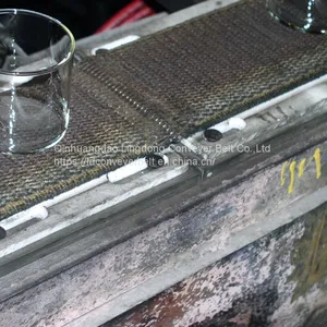 High Temperature Woven Belt for Hot Glass Conveyer thumbnail-1