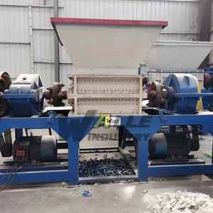 First Class Double Shaft Scrap Tire Shredder for Waste Tyre Recycling in Big Discount thumbnail-4