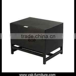 NI-079 Modern Solid Wood Base Bedroom Nightstand thumbnail-1
