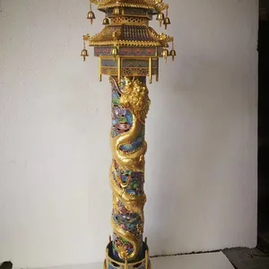Cloisonn Factory Cloisonn Manufacturer Cloisonn Processing Cloisonn Crafts Cloisonn Manufacturer Wholesale Custom Cloisonn Copper Body Cloisonn Enamel Crafts Incense Burner, Elephant Spot thumbnail-3