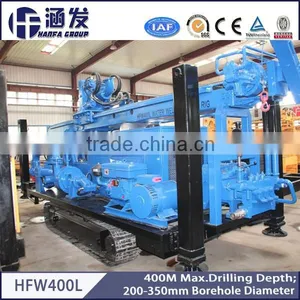 400m Depth HFW400L Deep Water Well Drilling Rig , Rotary Drilling Rig thumbnail-1