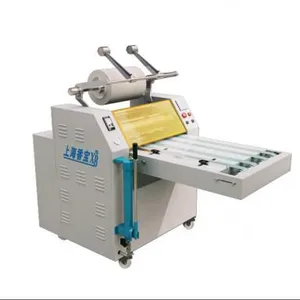 Shanghai Xiangbao XB-V20TS Hydraulic Automatic Laminating Machine (with Perforated Slitting Knife, Rolling Device) thumbnail-1