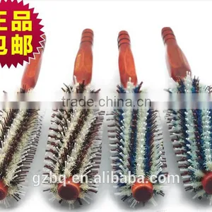 Compression Boar-bristle Round Salon Hair Comb thumbnail-1