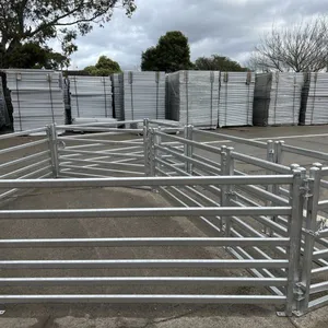 Horse Fence Panels Circular Tube Livestock Cattle Panels Horse Corral Panels Easily Assembled Sheep and Goat Farm thumbnail-2