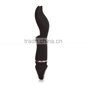 Black Cute Bunny Sex Toy Silicone Waterproof Multi Function Clit g Spot Stimulating Rabbit Ear Vibrator for Women thumbnail-5