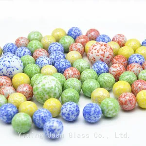 Wholesale Glass Beads Marbles 16mm 25mm Colorful Glass Beads Fishbowl Decorative Beads Craft Ball thumbnail-2