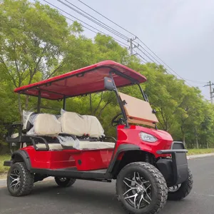 New kb 6-seater Golf Cart, New Energy Sightseeing Vehicle for Scenic Spots, Direct Manufacturer for Export and Foreign Trade thumbnail-5