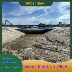 Inflatable Rubber Dam Single Anchor Type Flexible Water Retaining Weir For River Control thumbnail-5