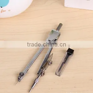 Metal Compasses Set Drawing Instruments Silver Color Apply to School and Office Custom as Client's Requirements Factory Made thumbnail-2