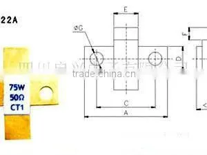 RIG41 High-power Linear Accurancy Resistor,75W thumbnail-1