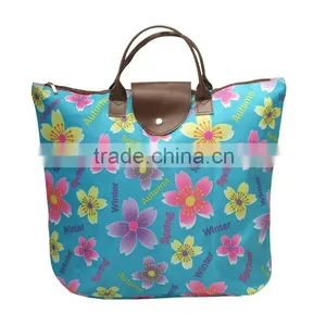 Vegetable Folding Shopping Trolley Bag With Logo thumbnail-2