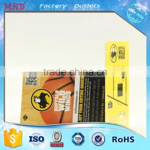 MDC116 HF 13.56MHZ Clear Hard Plastic Pvc Rfid Labels Card thumbnail-1