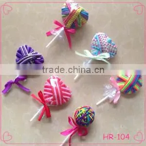 Hot Sale Lollipop Good Quality Custom Printed Elastic Hair Band thumbnail-1