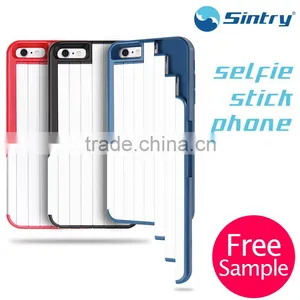 Aluminum Phone Case Cover New Trend Phone Cases Selfie Stick Bluetooth Selfie Stick Case Mobile Phone Cover for Samsungs6 thumbnail-1
