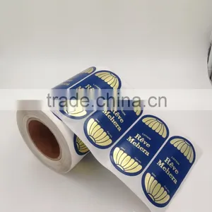 Wholesale Custom Printing Hot Gold Stamp Label Sticker Paper Roll Supplier's Choice thumbnail-2