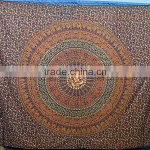 SEI TPQ -016 Bedsheet Bohemian Hippie Wall Hanging Cotton Tapestry Mandala thumbnail-2