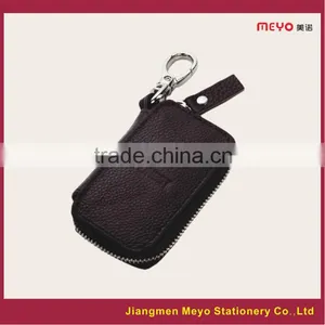 2015 New Commercial Promotional Customized Made Genuine Leather Zipper Key Wallet MEYOKW136c thumbnail-1
