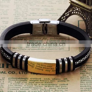 New Arrival Custom Silicone Bracelets Top Quality thumbnail-3