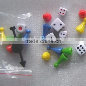 Multi Game Board Useing of Plastic Board Game Piece With Board Game Parts of Pawns thumbnail-3