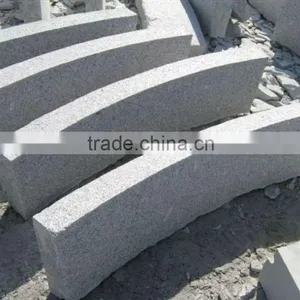 Curved Grey Granite Kerbstone Curbstone thumbnail-1