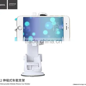HOCO CA2 Retractable Mobile Phone Car Holder for Universal Mobile Phone 360 Degree Rotating Car Mount Bracket Holder MT-5564 thumbnail-2