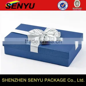 Custom Logo Cardboard Flat Pack Gift Box for Christmas thumbnail-1