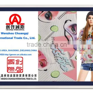 Fashion Face Digital Print Textile Cotton Fabric for Ladies Garment Clothing thumbnail-1