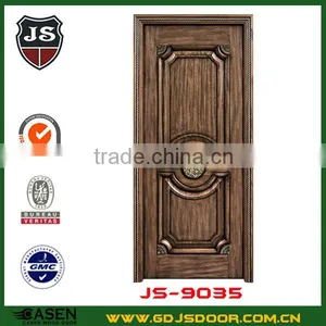 New Modern Single Swing Door Mutil Panels Indian Wood Carving Doors for Bedroom thumbnail-4