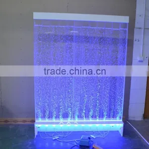 Home Decorative Acrylic LED Water Bubble Wall, Red Bubbling Water Fountain thumbnail-3