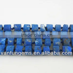Hot-sale Natural Lapis Lazuli Rough Coin Shaped Beads thumbnail-1