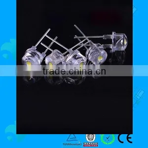 High Bright 8mm Straw Hat Led Diode With Low Price thumbnail-1