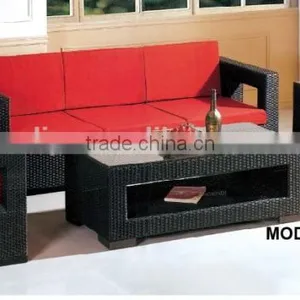 High Quality Garden Rattan Wicker Sofa Set thumbnail-3