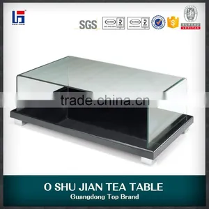 2015 Modern Glass Tea Table Design SJ158 thumbnail-1