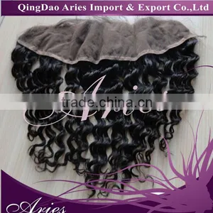 Free Parting Indian Remy Hair Lace Frontal Virgin Human Hair Ear to Ear Lace Frontal Closure 13*4 Frontal Pieces thumbnail-2
