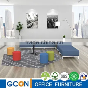 Flat Square Sofa Modular, Metal Frame Cubic Sofa thumbnail-1
