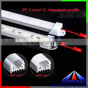 Extruded Aluminum Profile With Clear/Milk PC Cover for LED Rigid Bar Light thumbnail-6