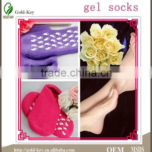 Colorful Essential Oil Foot Nourishing Gel Socks Gel Spa Socks for Dry Foot Kin Care thumbnail-4