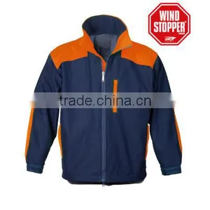 Windstopper Fabric Mens Witner Fleece Jacket in Contrast Color thumbnail-3