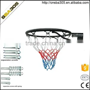 2016 Hot Sale Wall Fixing Solid Steel Basketball Ring thumbnail-1