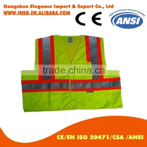 Cheap Price Wholesale Hi-vis Reflective Safety Vest With Pocket CE Certification thumbnail-3