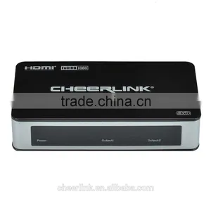 2-port Hdmi Splitter With 3D Support /ultra hd 2160p 4k2k -black thumbnail-2