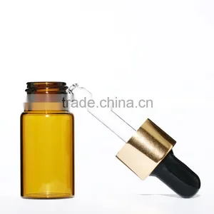 Cheap Price Amber Tube Glass Bottle With Dropper thumbnail-4
