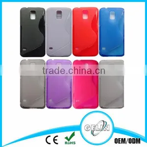 2014 Colorful Transparent Tpu Case for Samsung Galaxy S5,s Line Tpu Case thumbnail-1