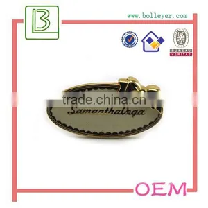 Custom Metal Logo Stickers for Handbag Making thumbnail-1