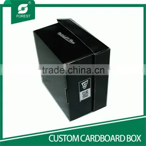 HIGH QUALITY BLACK SHOE PACKING BOX FOLDING CARDBOARD BOXES thumbnail-5