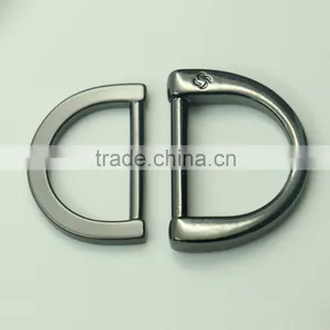 Custom Design Metal d Shape Metal Buckle for Bags thumbnail-3